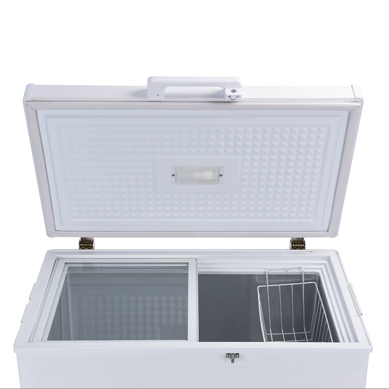 65mm Foaming Thickness Normal 12v/24v Solar Chest Freezer Single Door BD/BC-208 factory